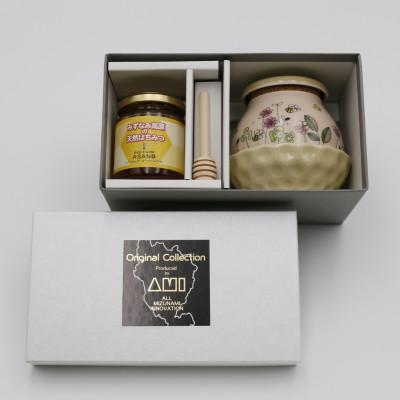 ふるさと納税 瑞浪市 ミニハニーポット&天然ハチミツセット(ピンク) |  | 01