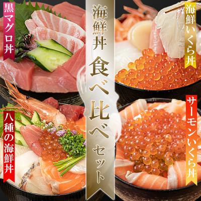 ふるさと納税 福岡市 福岡市グルメ 糸島海鮮堂のどんぶり食べ比べ 4食セット GT01