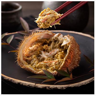 ふるさと納税 旭川市 【先行予約】北海道オホーツク産海明け活毛ガニボイル未冷凍チルド冷蔵配送600g前後×1尾_05668 |  | 03