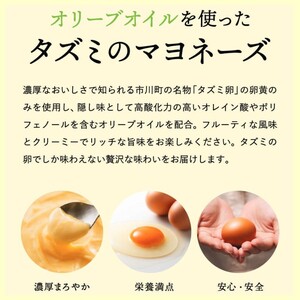 ★予約受付★【新開発！】オリーブオイルを使ったタズミのマヨネーズ 5本【2025年2月より順次発送】　007AB01N.