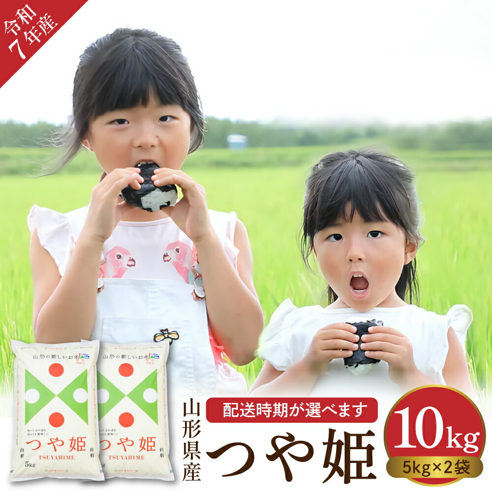 【ふるさと納税】 米 特別栽培米 つや姫 10kg ( 5kg × 2袋 ) | 発送時期が選べる お米 精米 ブランド米 特別栽培米 ご飯 おにぎり 弁当 小分け 便利 個包装 取り寄せ ご当地 特産 送料無料 東北 山形県 東根市