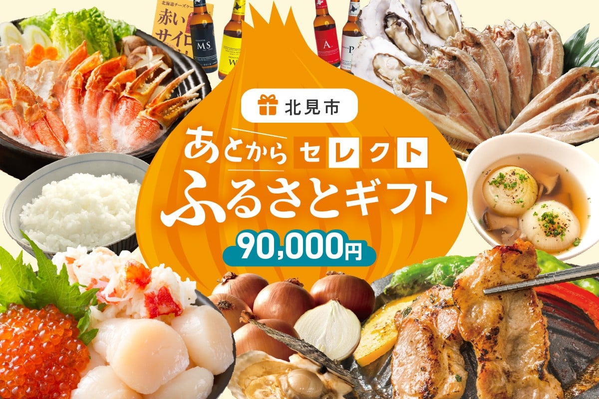 
            あとからセレクト【ふるさとギフト】9万円 ( 北海道 北見市 あとから 選べる )【AS-90000】
          