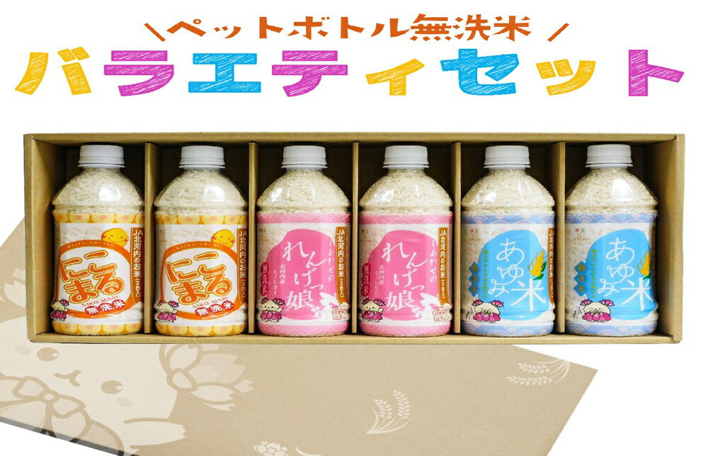【ふるさと納税】JA北河内ペットボトル米 バラエティセット｜お米 おこめ 米 コメ 白米 ご飯 ごはん おにぎり お弁当 [0263]