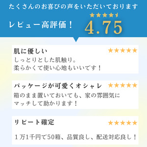 【2025年2月配送】ティッシュ エルモア ボックスティッシュ ティッシュペーパー 50箱 5個ポリ×10パック ティシュー 日用品 消耗品 備蓄 防災 Kazaru×Krafty ラインアート ふる