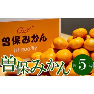 最高峰！三豊市の「曽保みかん」約5kg FAH-0021