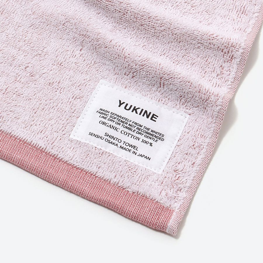 ＜SHINTO TOWEL＞YUKINE   フェイスタオル   aka　3枚セット MST0046