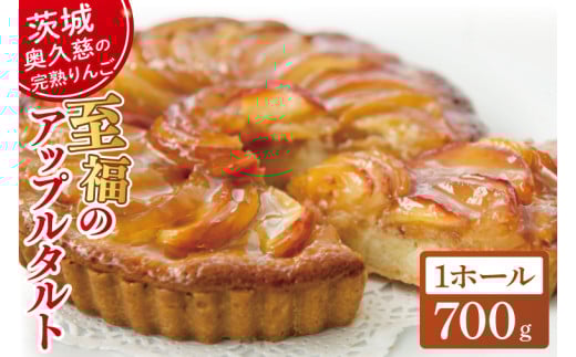 りんご園で焼いた至福のアップルタルト(ホールサイズ)【フジタアップルオーチャード 茨城県 大子町 奥久慈 林檎 お菓子 焼菓子 おやつ デザート スイーツ】(BJ008)