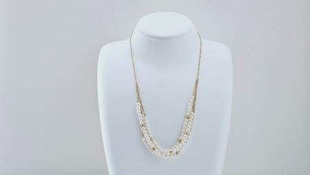 ベビーパールをデザイン、オリジナル3連ネックレス　/　あこや ネックレス 真珠 伊勢志摩 ベビーパール 志摩 アクセサリー ギフト パール 母の日 ホワイトデー クリスマス 入学式 卒業式 結婚式 冠