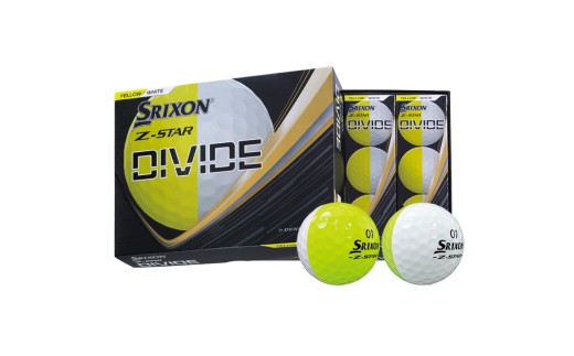 ゴルフボール　スリクソン Z-STAR  DIVIDE　【1ダース/12球入り】
