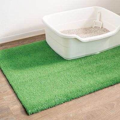 ふるさと納税 海南市 人工芝タイプの猫砂マット 89×70 BDK1013151