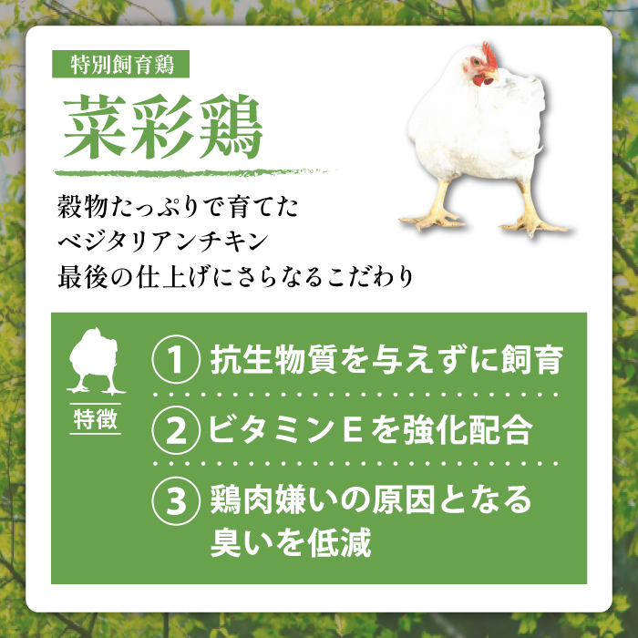 岩手県産 「菜彩鶏」 もも肉・むね肉4kgセット（各1kg×2袋 計4kg）