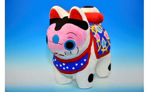 犬張り子（特大） ／ いぬ 張り子 伝統玩具 疫病除け 黄疸除け 雑貨 伝統 民芸品 工芸品 埼玉県 No.033