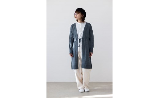 
                  ニット ウエストリボン付き 羽織ニット (グレー) サイズフリー レディース 服 ファッション おしゃれ 日本製 春 秋 冬 無地 贈り物 祝い 誕生日 卒業 プレゼント ギフト クリスマス 新潟県 見附市
                
