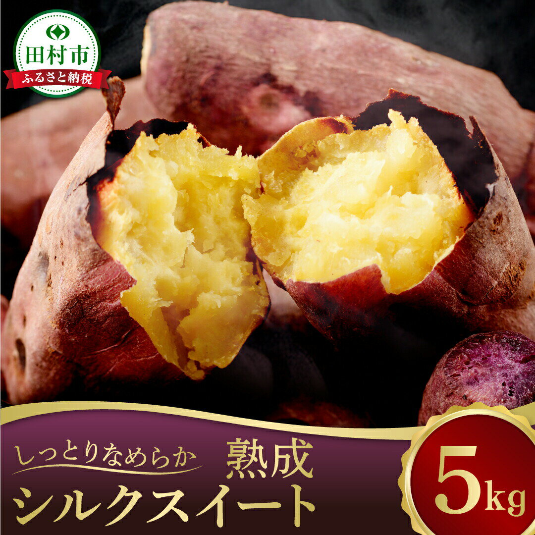 【ふるさと納税】 さつまいも 熟成 シルクスイート 総重量 5kg 先行予約 12月発送 焼き芋 サツマイモ いも 芋 農家直送 国産 ギフト お歳暮 冬ギフト 訳あり 2kg 人気 福島県 田村市 松や農園