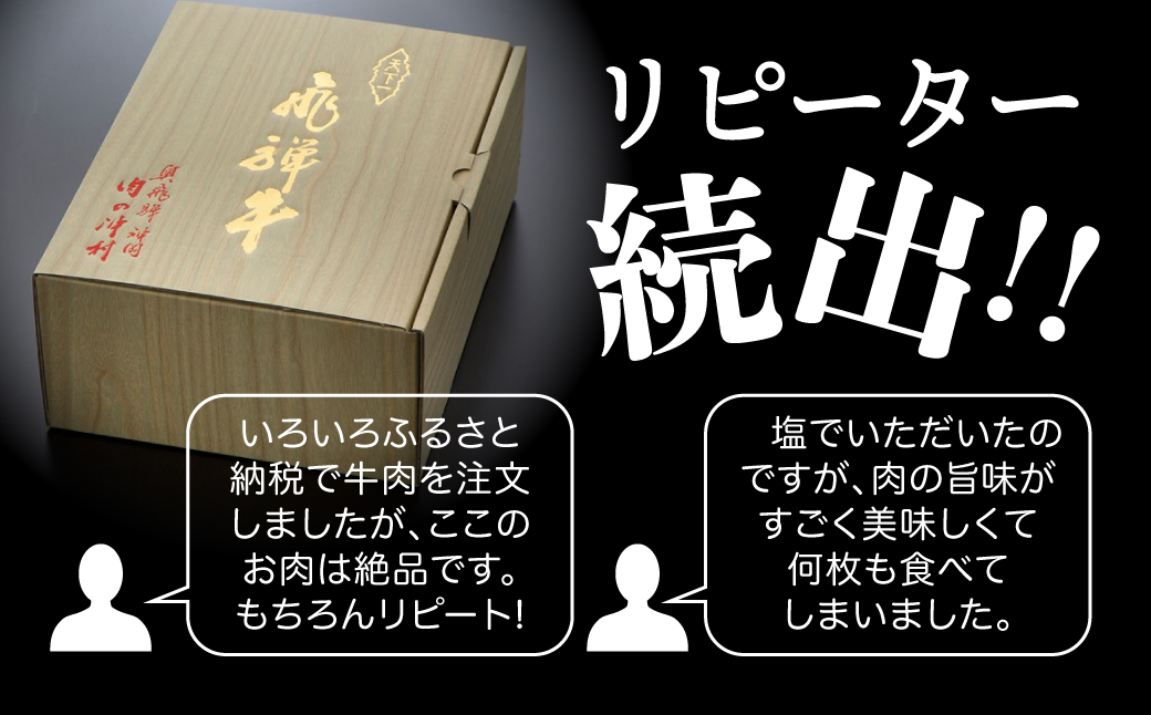 飛騨牛ロース焼肉 500g  焼き肉 BBQ 国産牛 国産 牛肉 肉 厳選 熟成 贈答用[Q874]