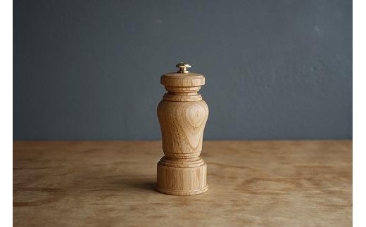 ペッパーミル ４インチ　クリ｜ 10㎝ 職人 手作り 受注生産 オリジナル キッチン用品 ペッパーミル  高級感  人気 おすすめ 調理器具 胡椒 ギフト プレゼント 送料無料 長野県 大町市 ふるさと納税