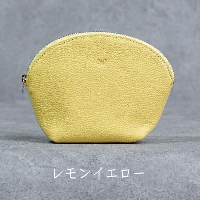 ふるさと納税 福崎町 ラウンドポーチ　Liete/レモンイエロー