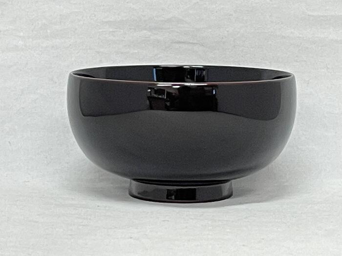 【ふるさと納税】川連漆器　本溜内黒　4.4寸椀 【(株)佐藤商事】[H1-55006]