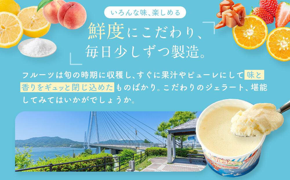 ★しまなみ・瀬戸田の素材がたっぷり！ジェラート18個