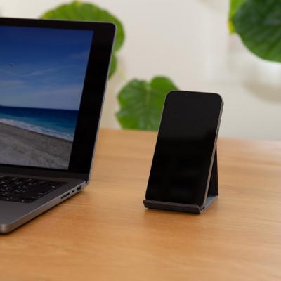 ふるさと納税 奥州市 スマホスタンド iPhone 17 Pro 対応 ブラック バンドシー [AR166] |  | 01