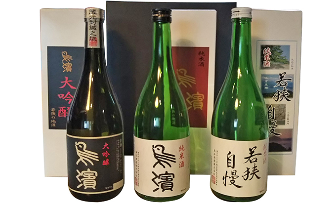 
            鳥濱大吟醸、鳥濱純米酒、若狭自慢の720ml、2本ずつセット 日本酒  [№5580-0064]
          