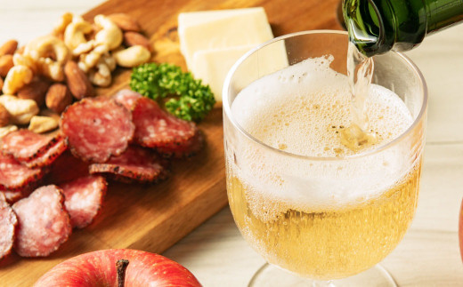 北海道深川市産りんご使用 果実酒 ふかがわシードル飲みきりサイズ＜中口＞ 200ml×5本セット_イメージ3