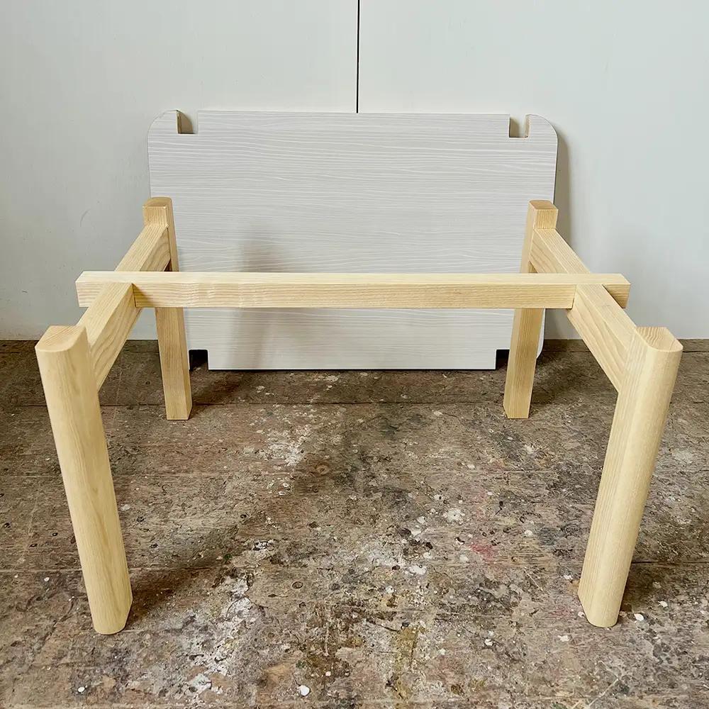1．2．3で組み立てるちょっとのテーブル ／ 家具 ローテーブル リバーシブル 手作り 山口県 No.110