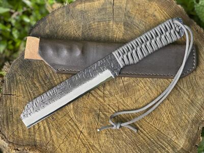 土佐鍛【焚き火遊び鉈 フルタング】(グレー)