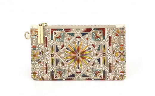 【文庫屋大関】すっきりカードケース　カロ―＜ブロンズ＞【皮革工芸品】[№5619-1338]