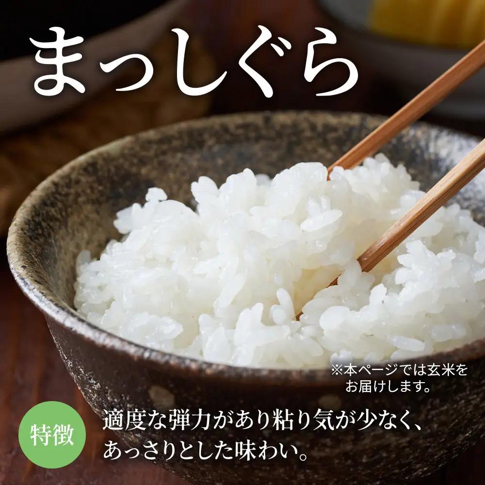 米【特別栽培米】まっしぐら 玄米 10kg（5kg×2袋）令和7年産 青森県弘前市産