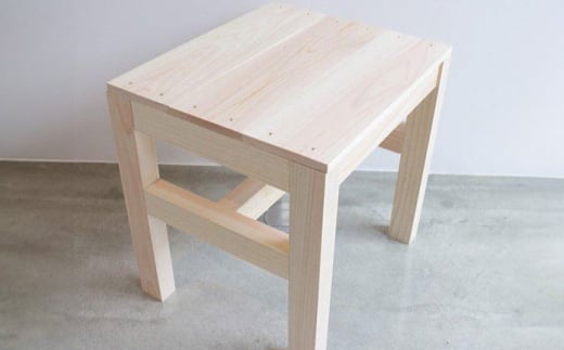 【ひのき香る工作キット】サイドテーブル【木作り工房こだかさ】 [ATAT009]