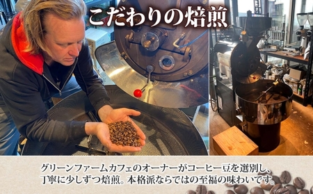 ブラウンベア コーヒー 豆 200g ダークロースト 珈琲 専門店 ドリップコーヒー 豆 小分け 自家焙煎 ミディアムダーク焙煎 グリーンファームカフェ Coffee 中深煎り 送料無料 挽きたてコー