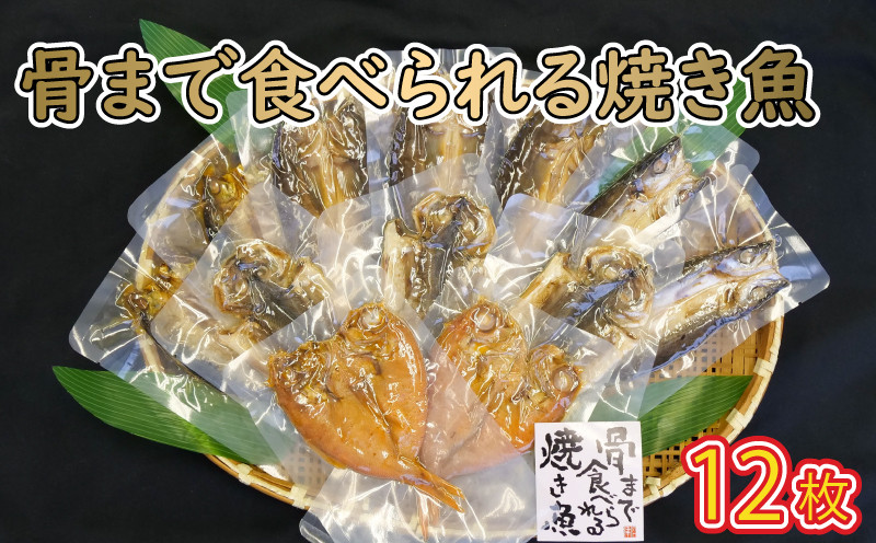 
            焼き魚 12枚 セット 簡単 レンジ 調理 骨まで まるごと 食べられる あじ ほっけ かます いわし 金目鯛 常温 保存  備蓄
          