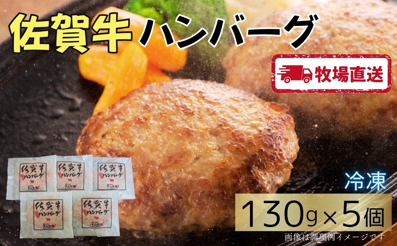 
            佐賀牛ハンバーグ5個 ［A0102-0002］
          