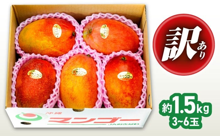 
            マンゴー 2026 沖縄 【 2026年発送 先行予約 】訳あり 完熟マンゴー 約1.5kg 家庭用 マンゴー 果物 まんごー フルーツ まんごー 冷蔵 沖縄市 / ちゃんぷる～市場 [BCAA001]
          