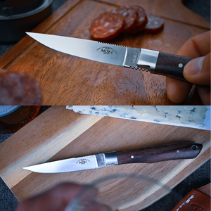 シースナイフ（トラウト＆バード） TS-535RO ハンドル：ローズウッド  /キャンプ　調理　アウトドア　BBQ　山登り　釣り　モキナイフ　日本製　MOKI