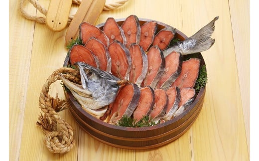 
            北海道産熟成寒干し鮭（1.7kg）（YN060）
          