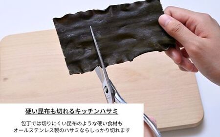 H15-73 熱間鍛造製オールステンレスキッチンハサミ（分解可能、食洗機対応） ～キッチンばさみ 分解 オールステンレス 切りやすい 衛生的 取り外し可能 調理用はさみ 調理ばさみ ステンレス キッチ