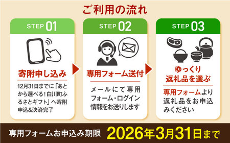 【あとから選べる】白川町ふるさとギフト 6万円分 寄付 あとからギフト 後から選べる 後からセレクト 先に寄付 岐阜県 飛騨牛 豚肉 鶏肉 お茶 ゴルフ 6万円 60000円[AWCE003]