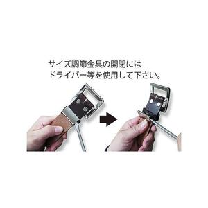 ★(金具タイプE)革工房いんのしま牛革一枚革ベルト【色：ブラック】M寸