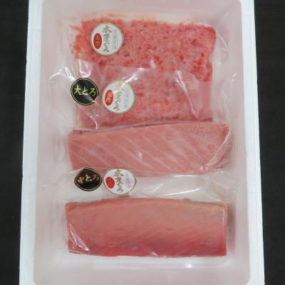 ふるさと納税 _青森県 青森産天然本マグロ　大トロ・中トロ・たたき3種セット