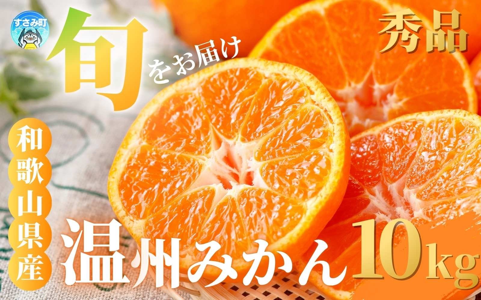 
            【S~2Lサイズおまかせ】秀品 季節のみかん(極早生・早生・中生・晩稲) 10kg 【2025年10月中旬～2026年2月下旬までに順次発送】＜味好農園＞/みかん 蜜柑 柑橘 フルーツ 果物 極早生 早生 中生 晩稲 【agy004A】
          
