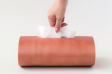 BUNACO　ティッシュボックス　SWING（さくら色）