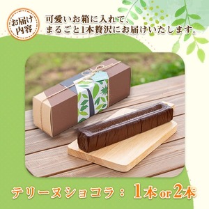 ＜数量限定＞ テリーヌショコラ(2本/600g) チョコレート ケーキ ガトーショコラ スイーツ 【man174】【サニーサイド】