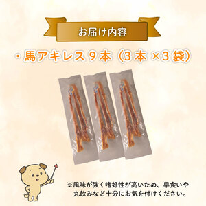 ペットドッグフード 馬アキレスロング 薄め 9本 3本入×3袋 ペット ペット ペット ペット KT017