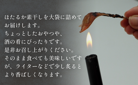 【訳あり】ホタルイカ素干し100g | ほたるいか 訳アリ素干 珍味 つまみ おつまみ 干物 酒の肴 乾き物 富山 氷見 富山湾 魚介 無添加 簡単調理 そのまま 焼くだけ 冷凍 たっぷり 大容量 ホ