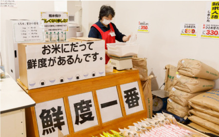 【 特別栽培米 】R7年産 北上産 お米 100％ 精米したての しらゆり米 ( ひとめぼれ ) 4kg 小分け ( 2kg ×2袋 ) 国産 岩手県 北上市 D0557 JA 産直 あぜみち 米 コ