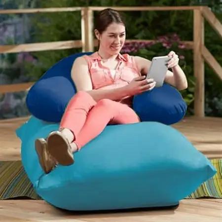 Yogibo Zoola Support ロイヤルブルー_雑貨・日用品  家具・インテリア _【配送不可地域：離島】【1172654】