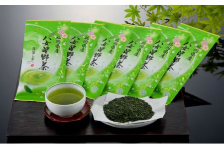八女星野深蒸し茶100g 6本詰め八女茶 星野茶 高級茶 緑茶 深蒸し お茶 茶 ティー 福岡県八女 八女 八女星野茶【C-127】