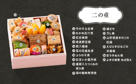 【12月30日配送】冷凍おせち 三段重 38品目 「桜」 約3人前 【 東京 赤坂あじさい 監修 料亭 おすすめ 大人気おせち 2026 正月 お祝い おせち お節 和風おせち グルメ お取り寄せ 通